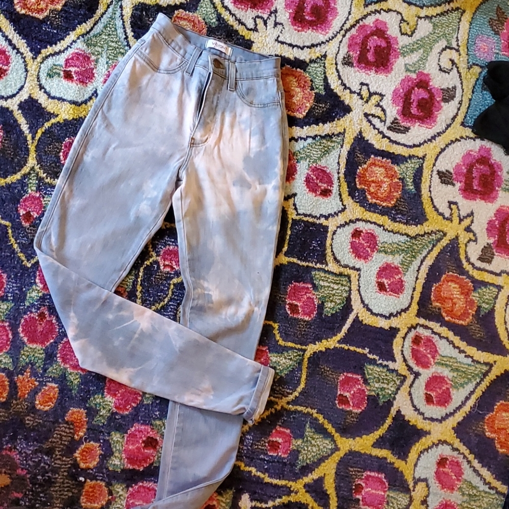 Vibrant jeans remastered by private designer